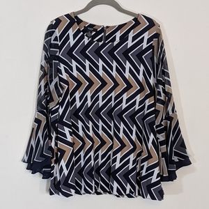 Plus Size geometric Alfani Blouse